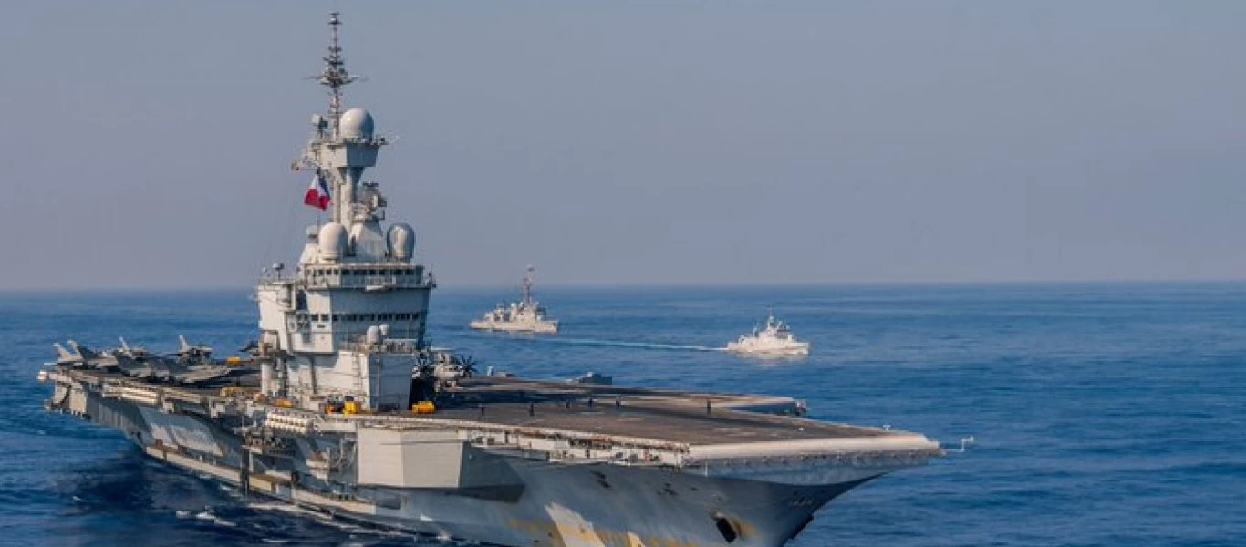 Η φρεγάτα «ΥΔΡΑ» στην ομάδα μάχης του R91 Charles de Gaulle αλλά μέχρι το Σουέζ - Ή μήπως όχι;